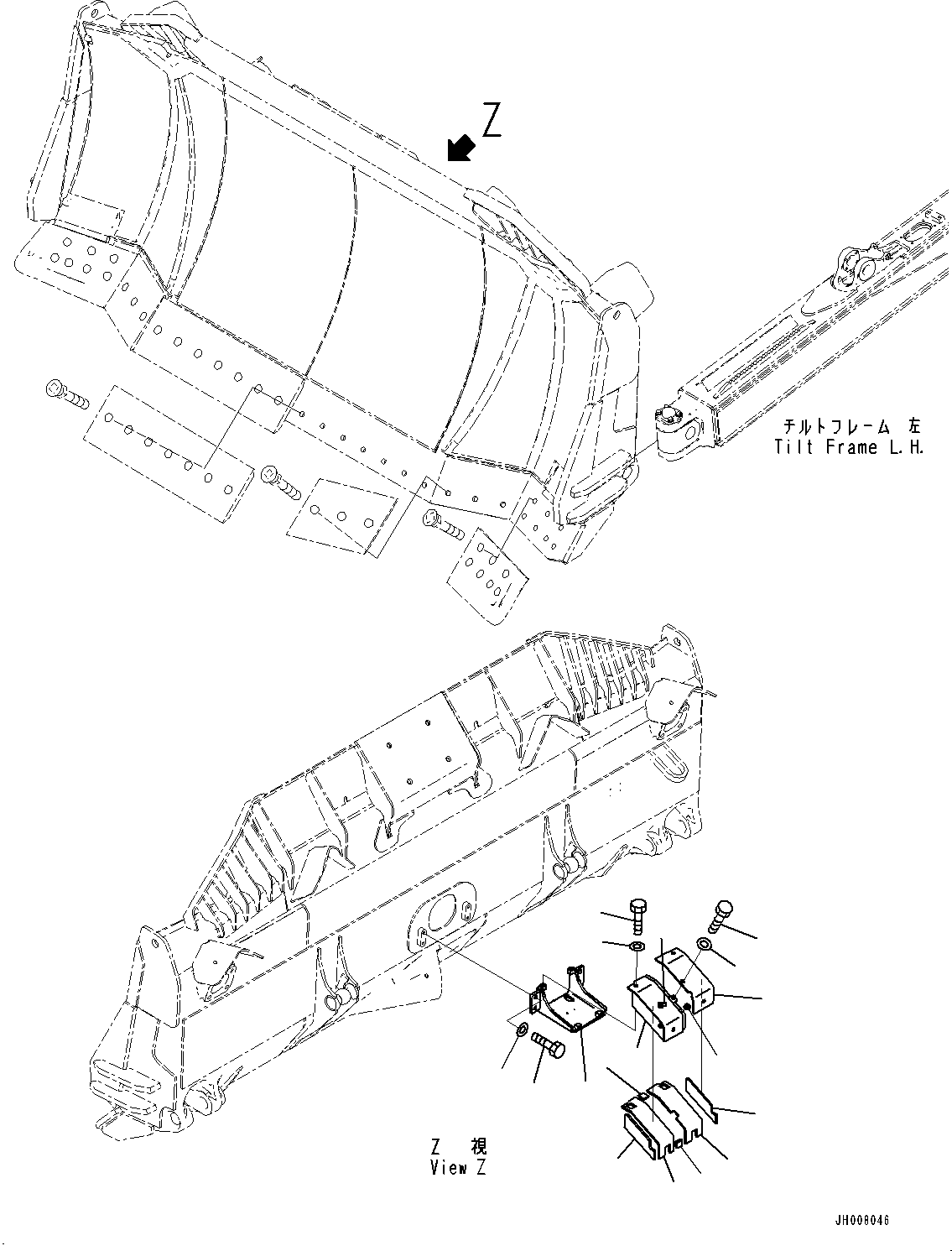 Лист 17A-71-52491 KOMATSU
