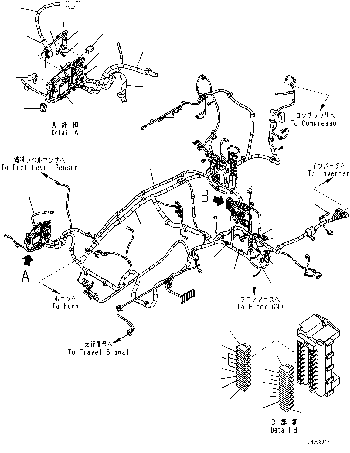 Жгут проводов 205-06-32112 KOMATSU