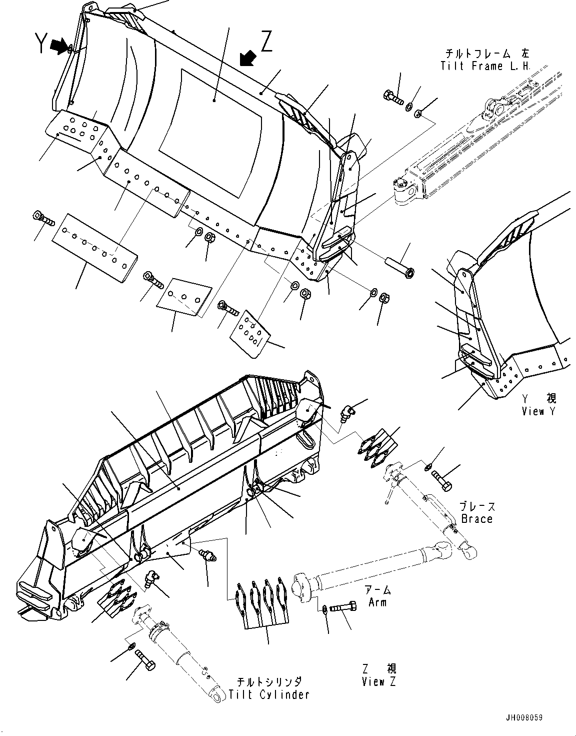 Щётка стеклоочистителя 17A-937-5510 KOMATSU