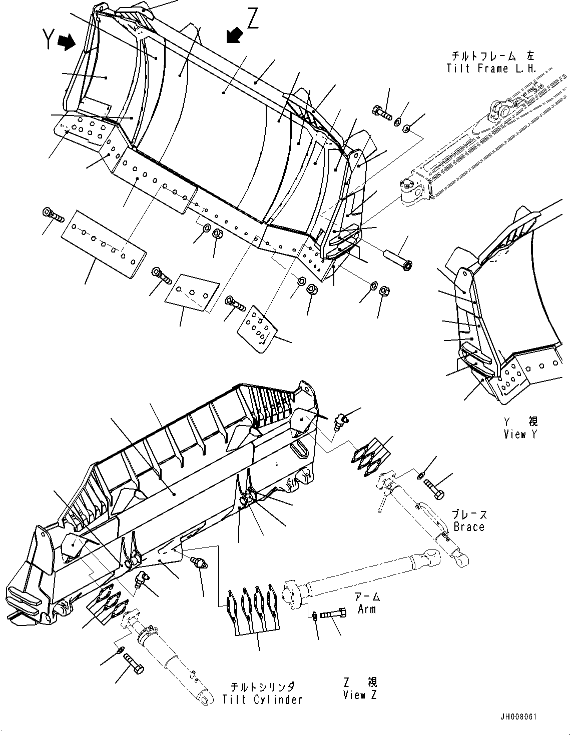 Щётка стеклоочистителя 17A-937-5610 KOMATSU