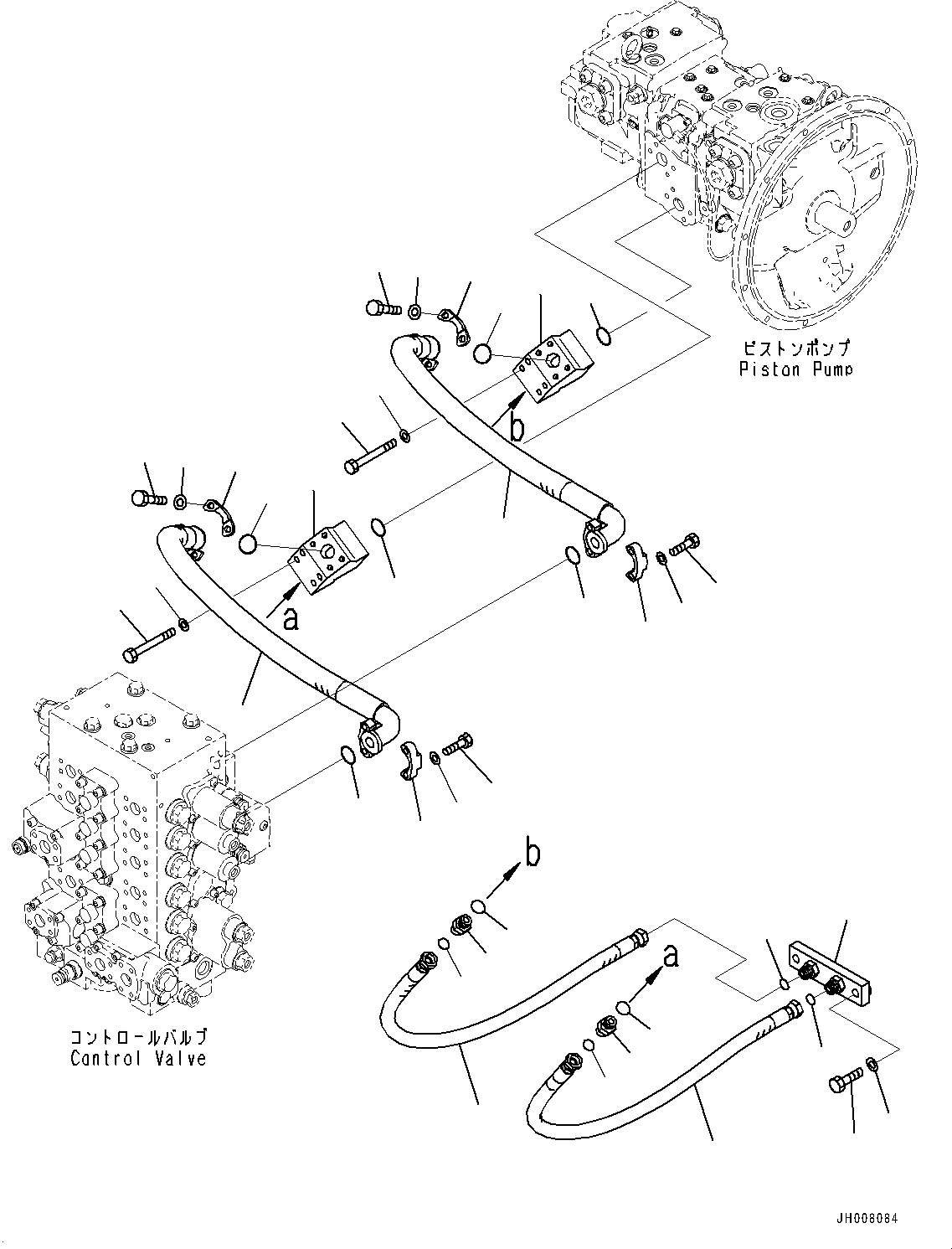 Шланг с торцевым уплотнением 02777-004A8 KOMATSU