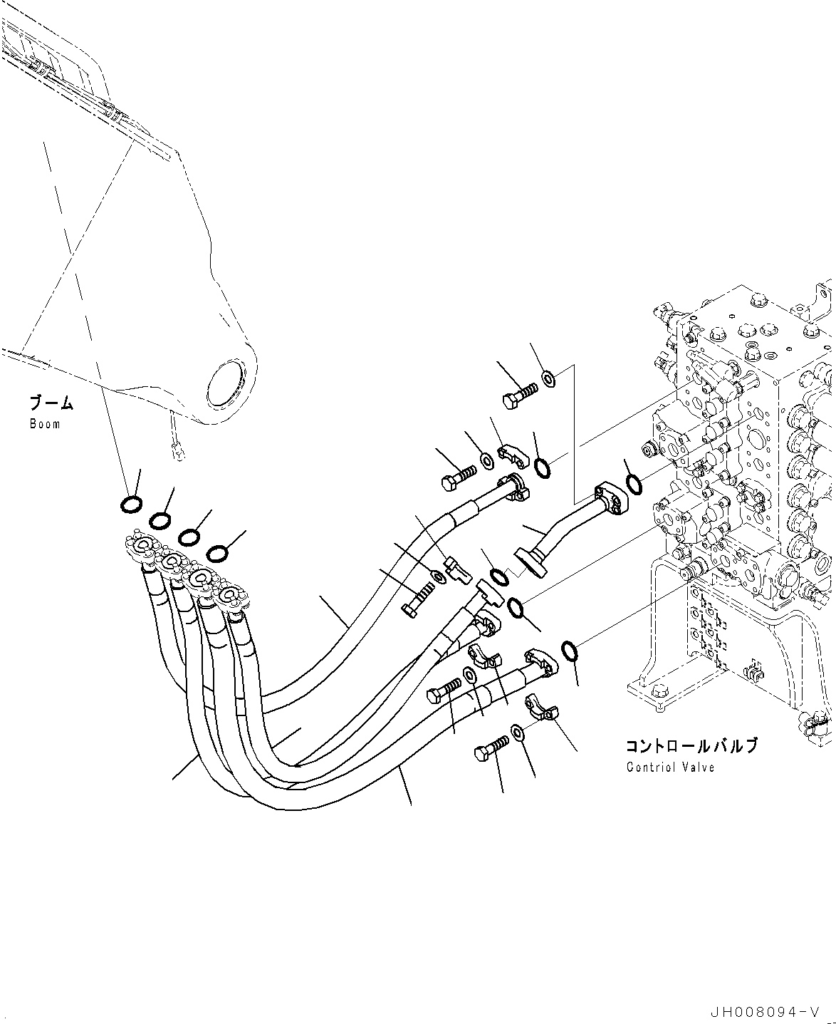 Шланг 205-62-35440 KOMATSU