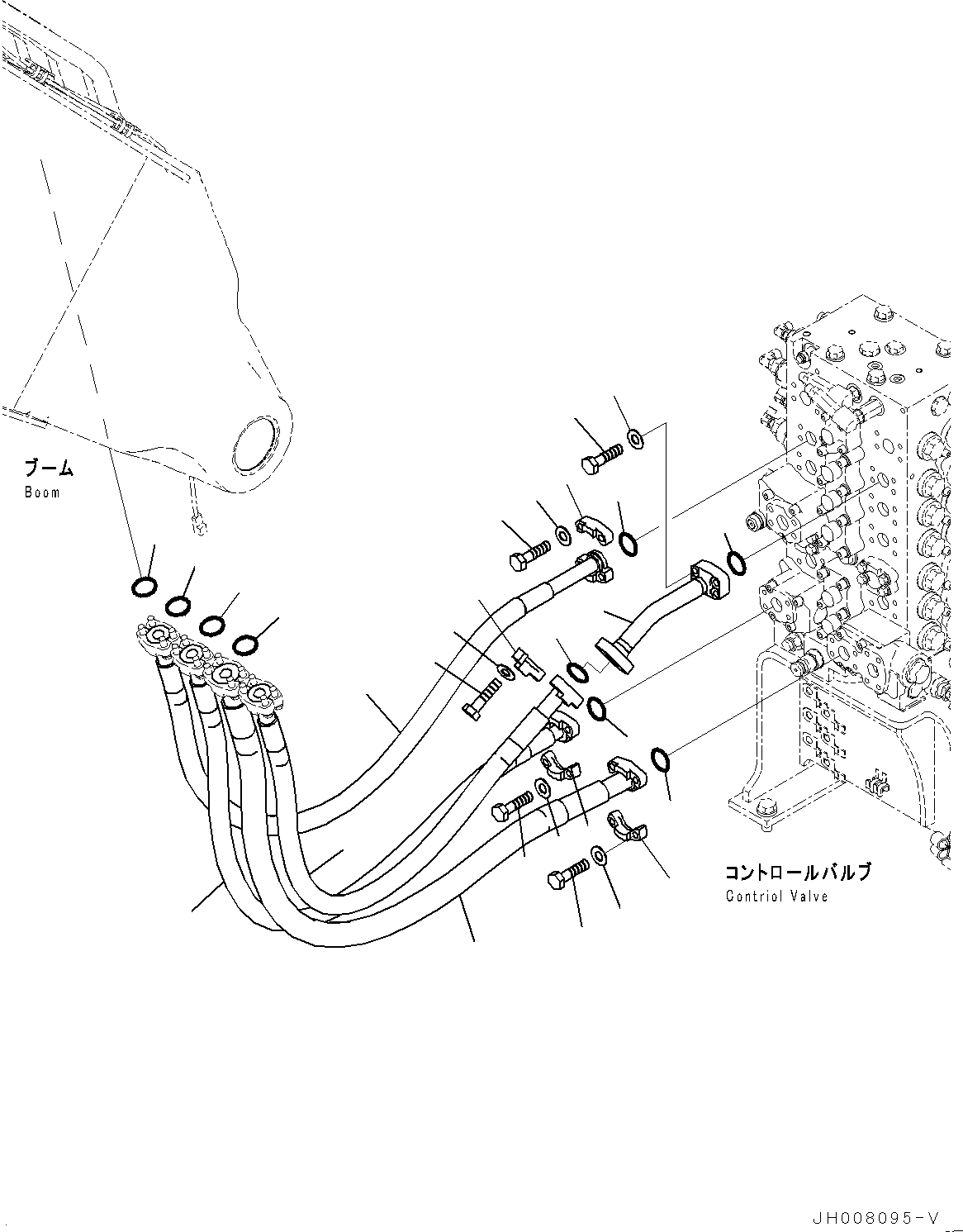 Шланг в сборе 20Y-62-41862 KOMATSU