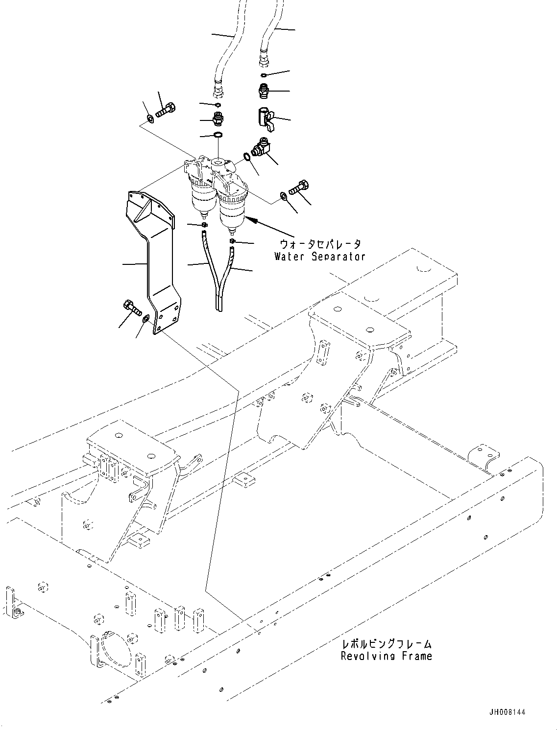 Hose Assembly(Fuel Piping,Piping,Biodiesel Fuel B20) (209-04-45430) KOMATSU