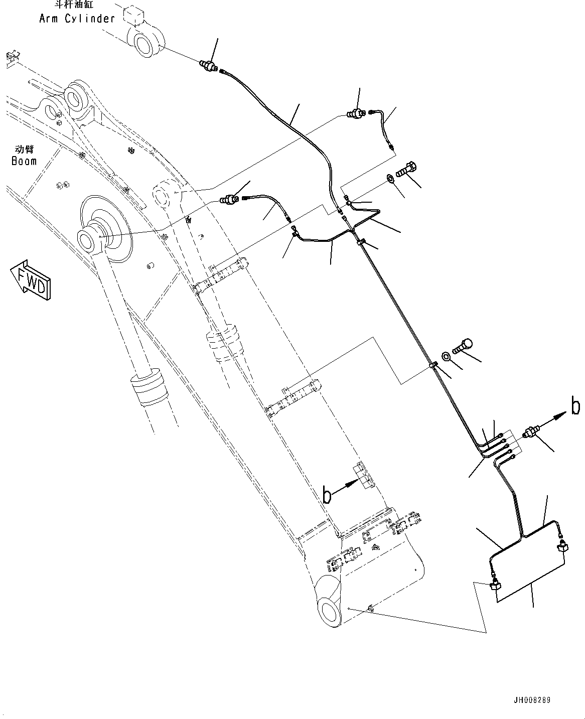 Трубка 207-70-77321 KOMATSU