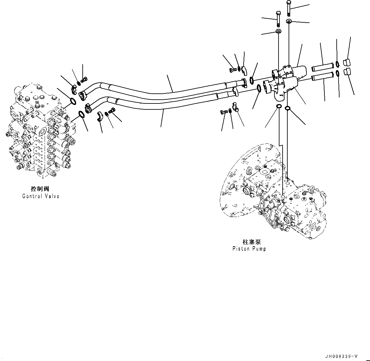 Фильтр в сборе 207-62-77232 KOMATSU