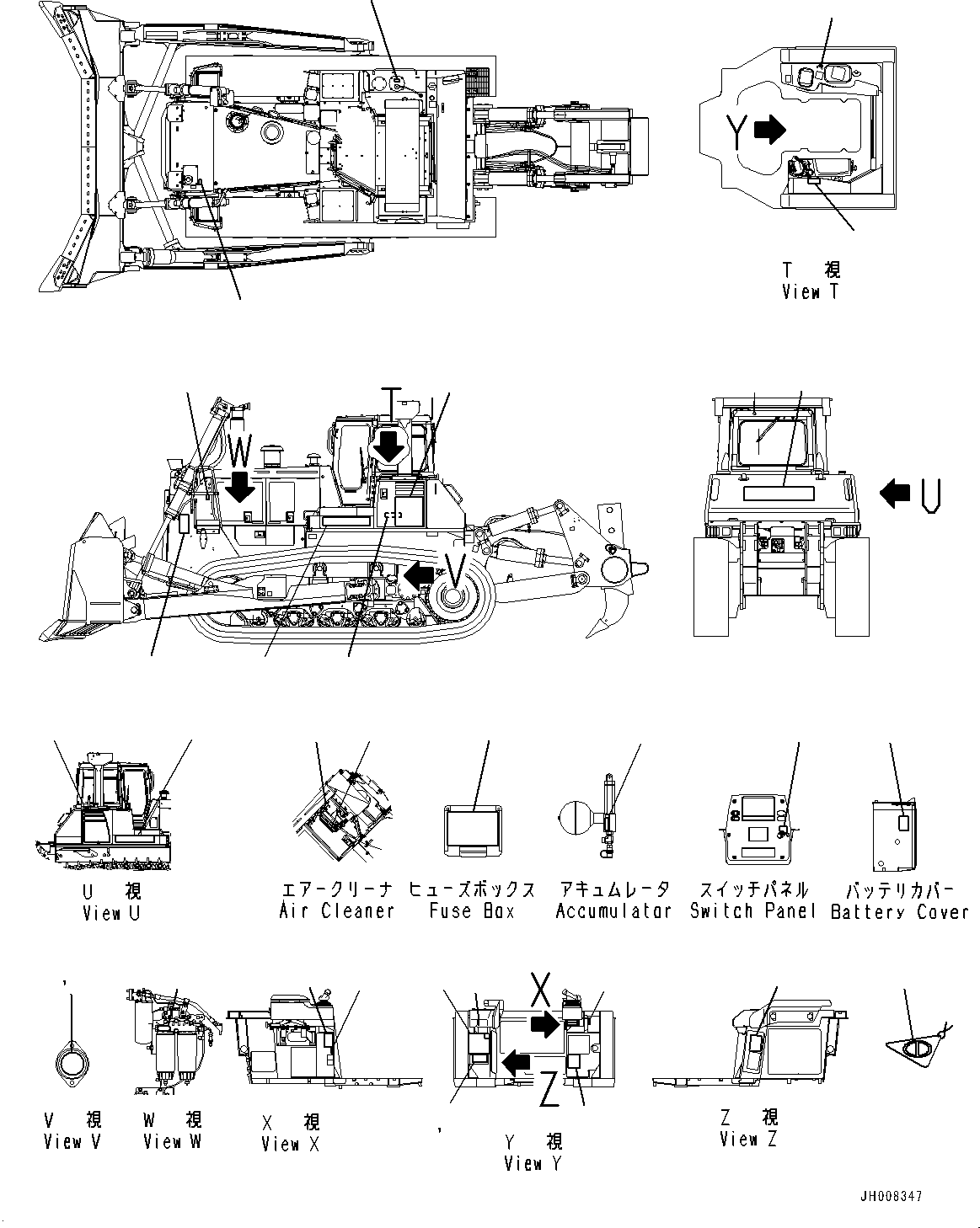 Пластина 195-98-28630 KOMATSU