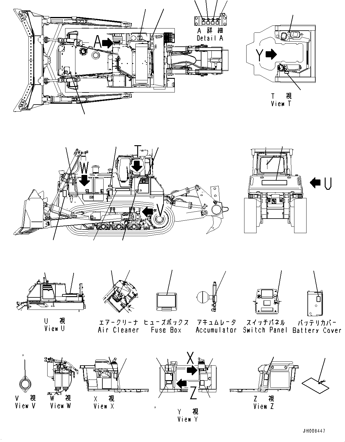 Маркировка 195-98-27552 KOMATSU