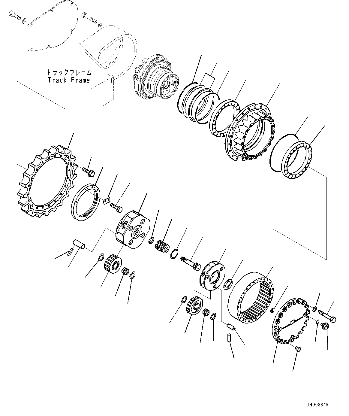 Плавающее уплотнение в сборе 207-27-00420 KOMATSU