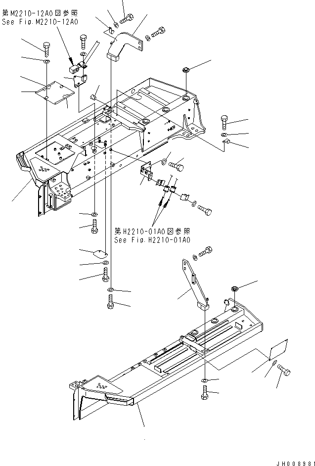 Крыло 17A-54-13121 KOMATSU
