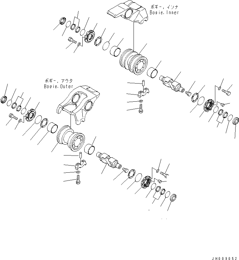 Опорный каток в сборе 17A-30-00181 KOMATSU