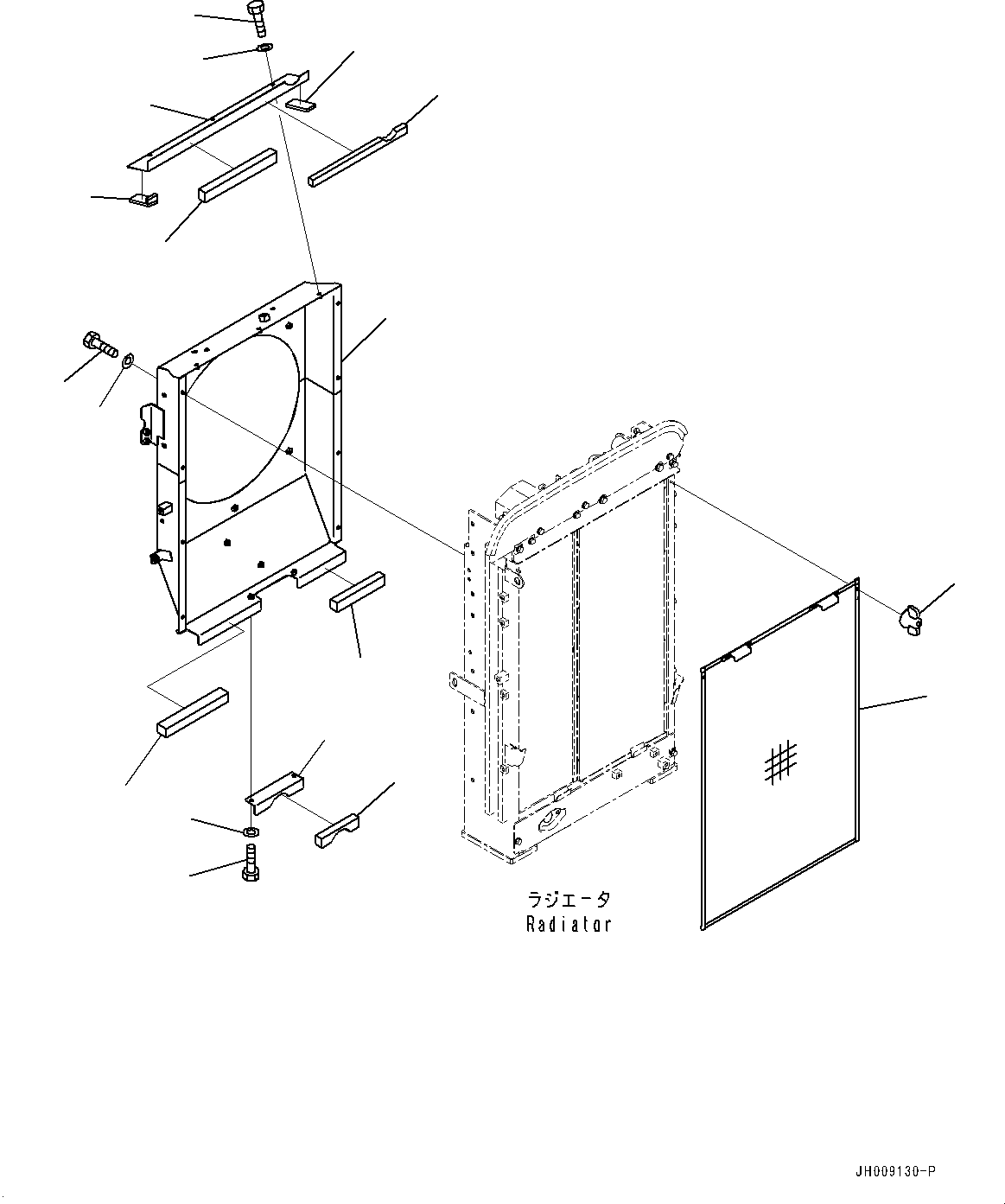 COVER, ASSEMBLY 21K-03-41241 KOMATSU