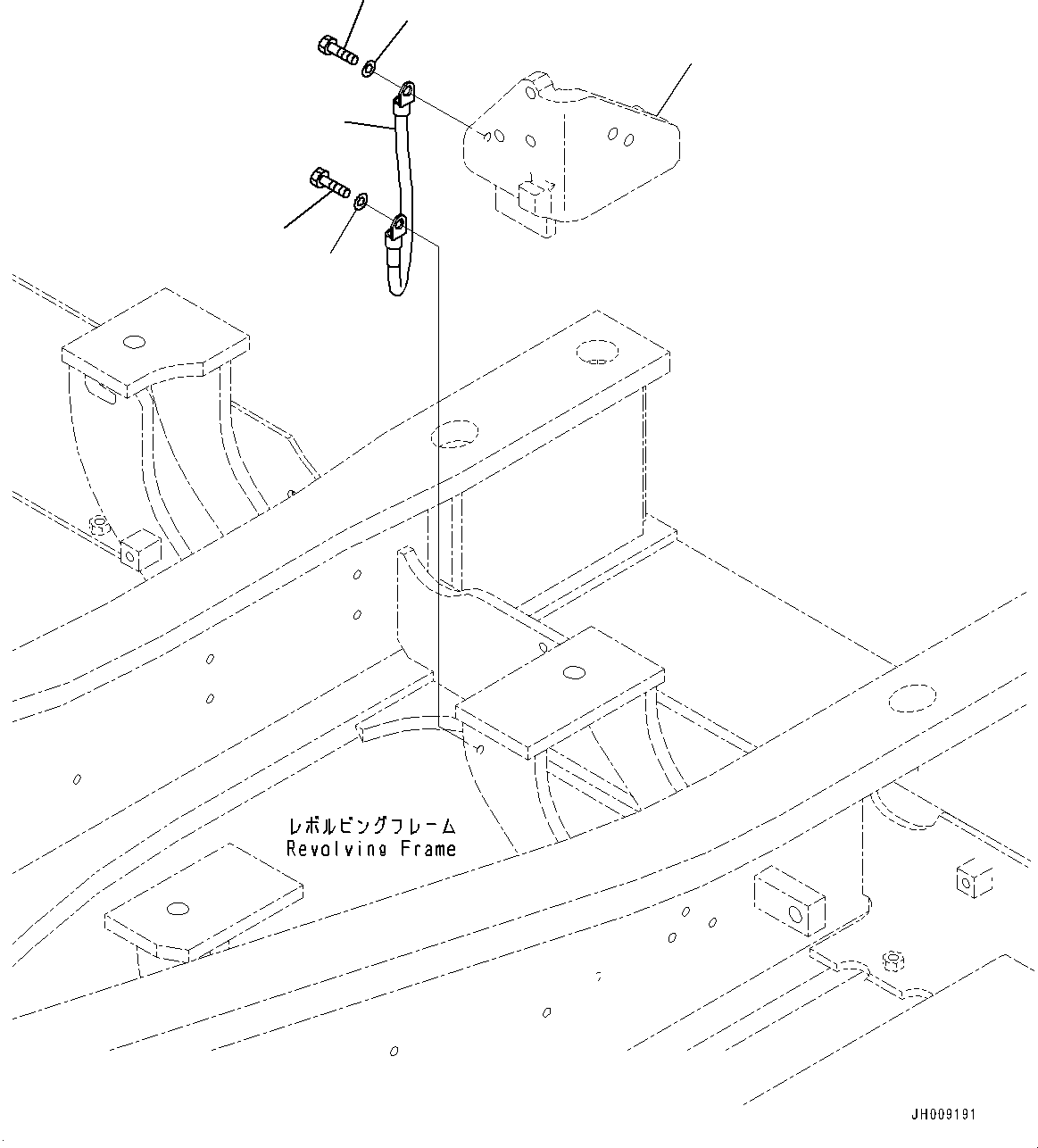 Bracket(Engine Mounting) (21K-01-41211) KOMATSU