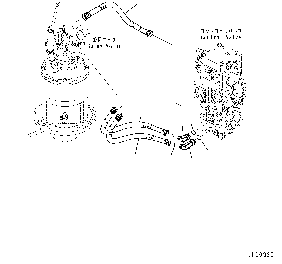 Шланг 21K-62-41630 KOMATSU