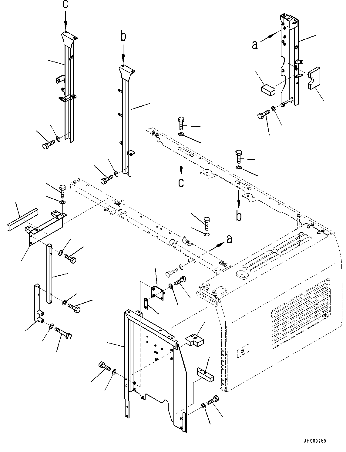 FRAME, ASSEMBLY 21K-54-41530 KOMATSU