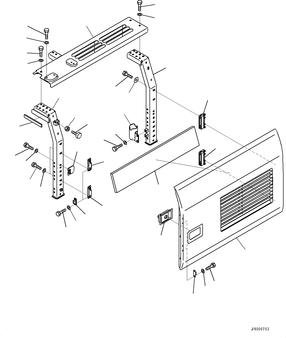 FRAME, ASSEMBLY 21K-54-43451 KOMATSU