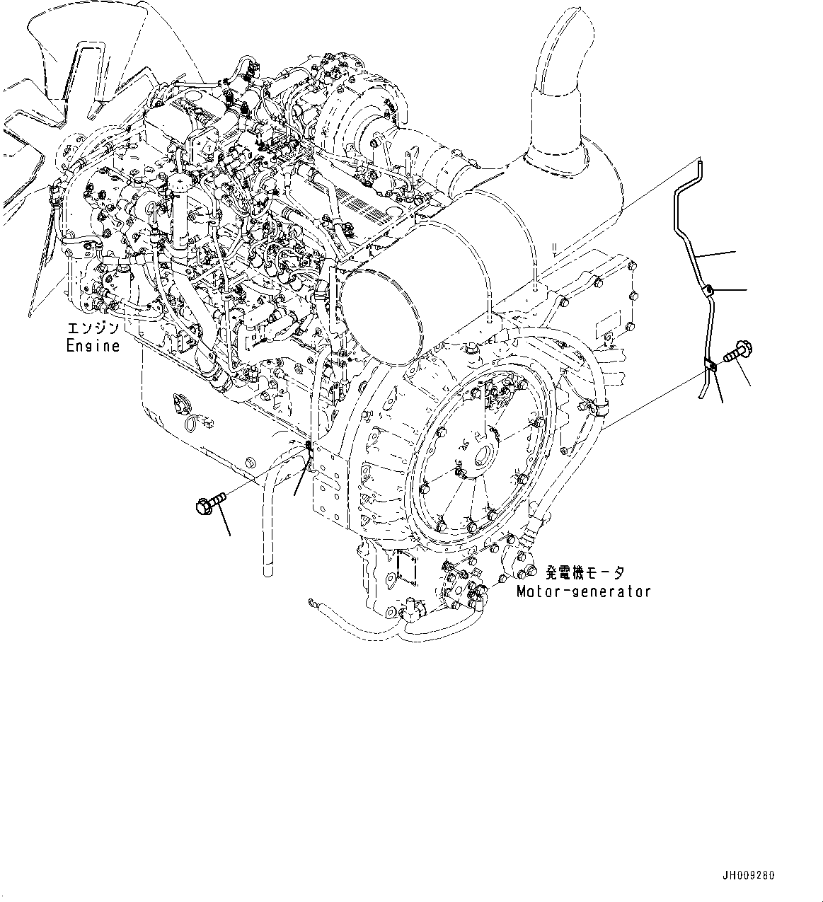 Трубка 6746-11-5180 KOMATSU