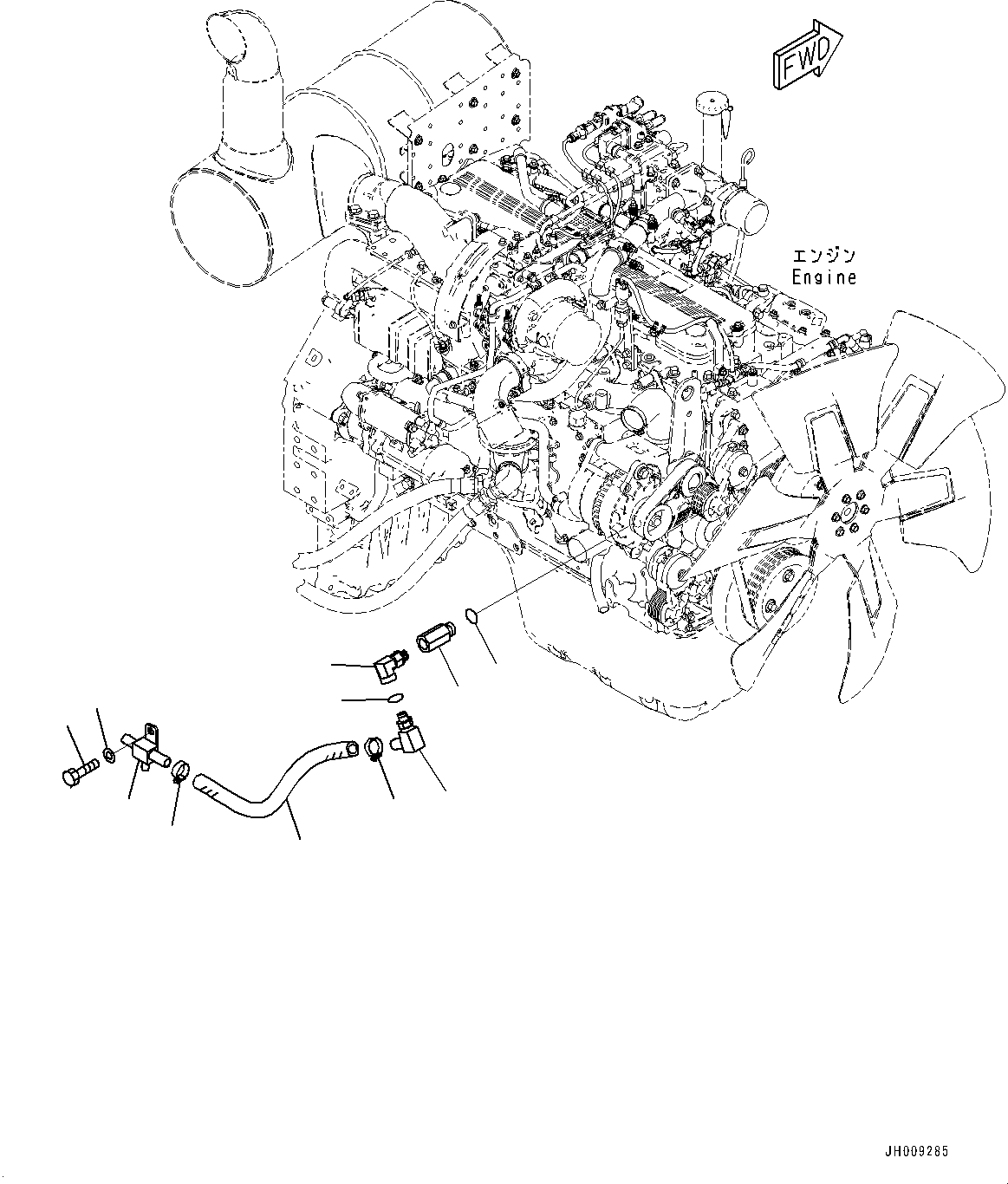 Тройник 207-03-29931 KOMATSU