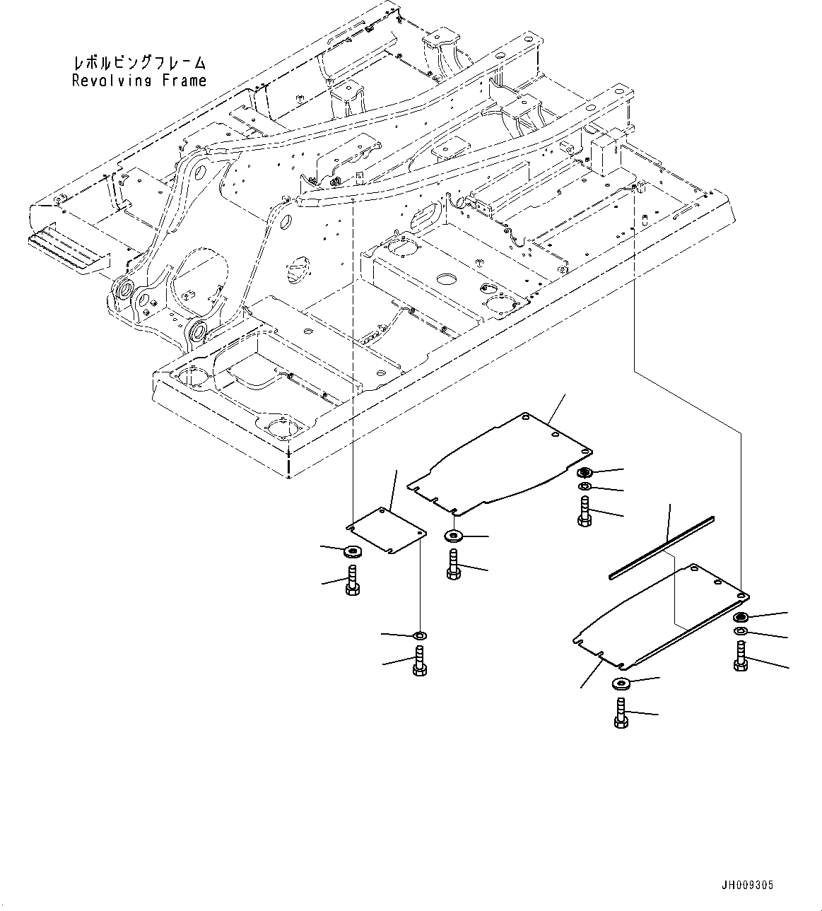 COVER, ASSEMBLY 21K-54-41841 KOMATSU