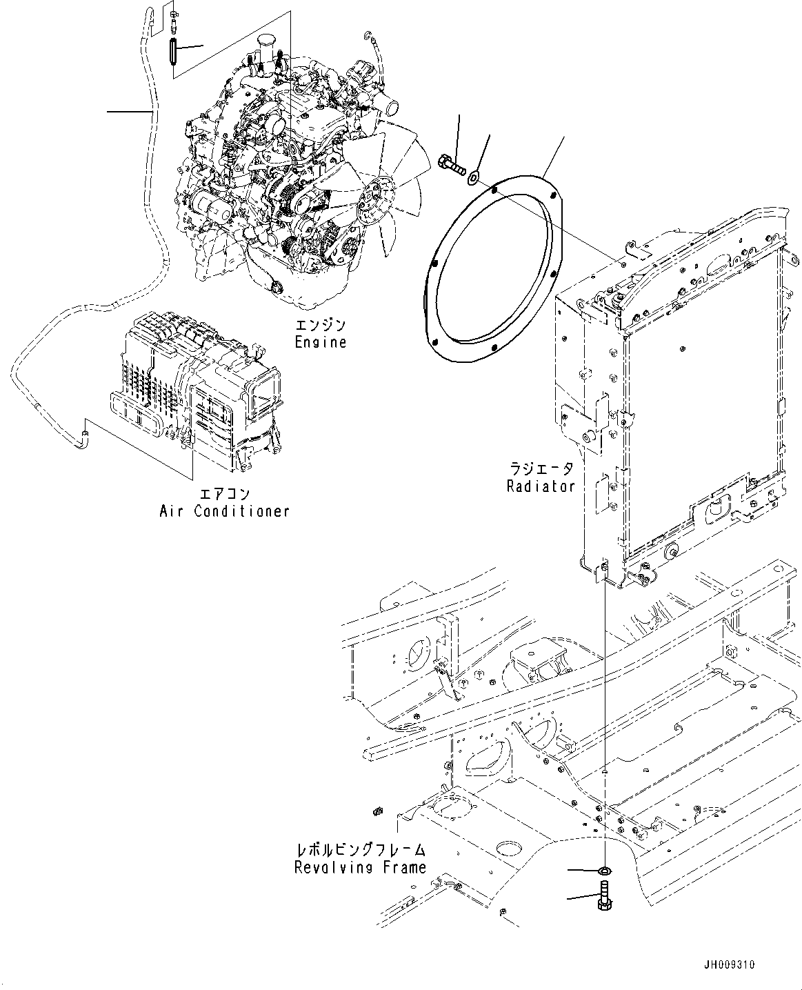 Ниппель 205-03-42370 KOMATSU