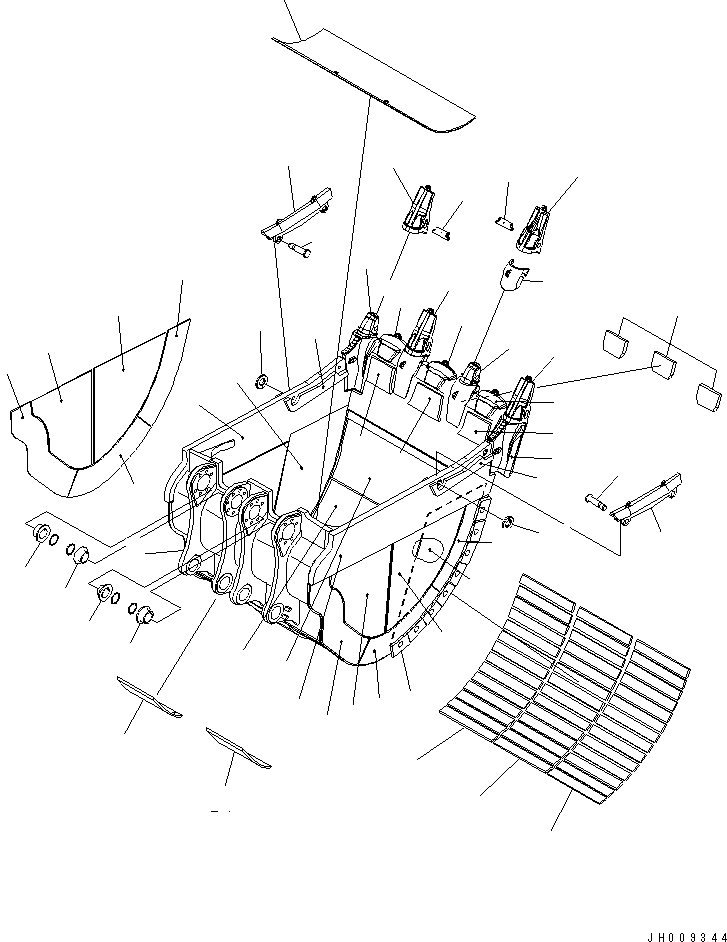 Пластина сварная 775-93-4R660 KOMATSU