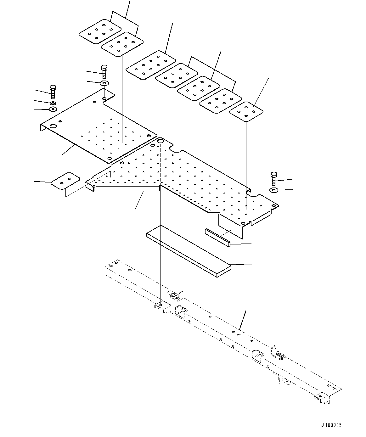 COVER, ASSEMBLY 21K-54-43311 KOMATSU
