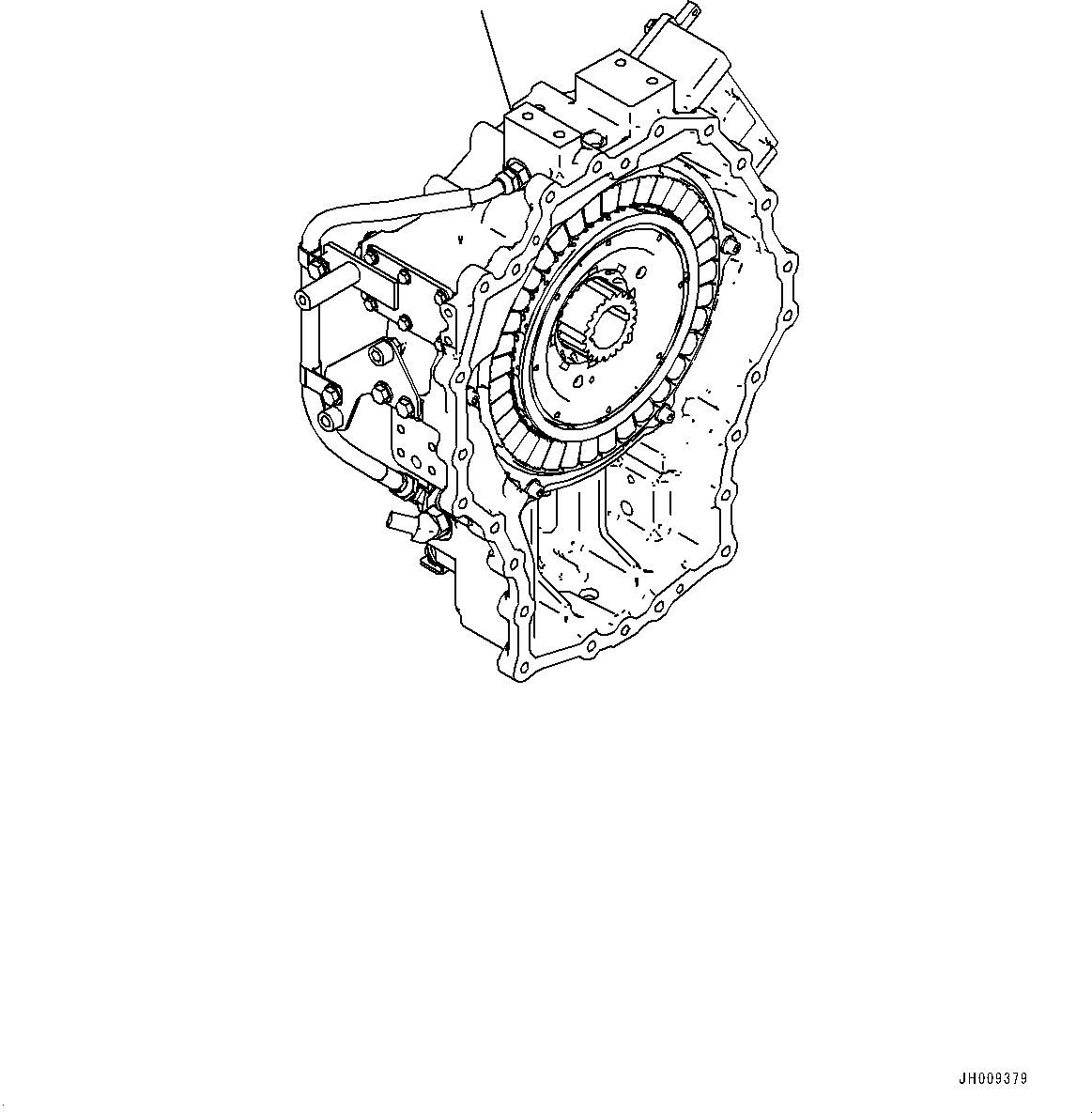 Электродвигатель в сборе 7875-12-8002 KOMATSU