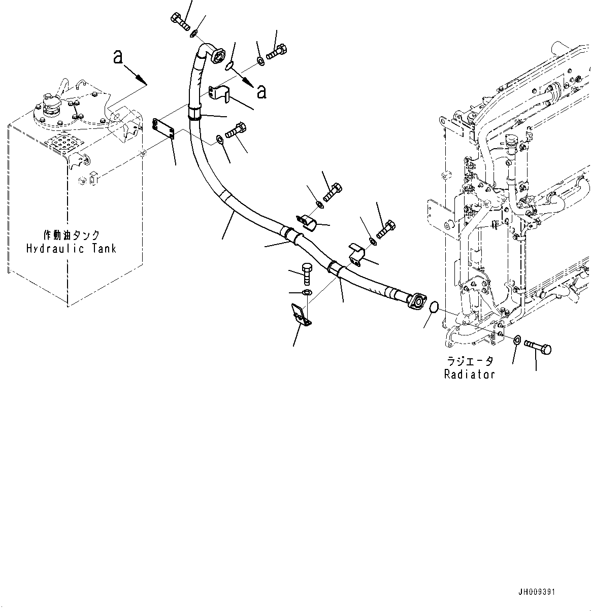 Шланг 205-62-23811 KOMATSU