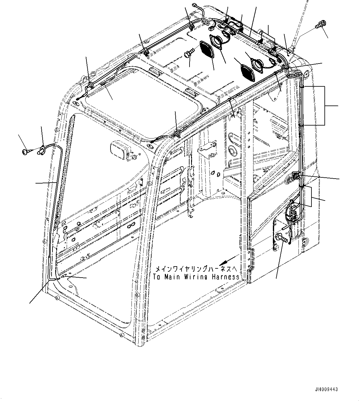 Жгут проводов 205-06-35181 KOMATSU