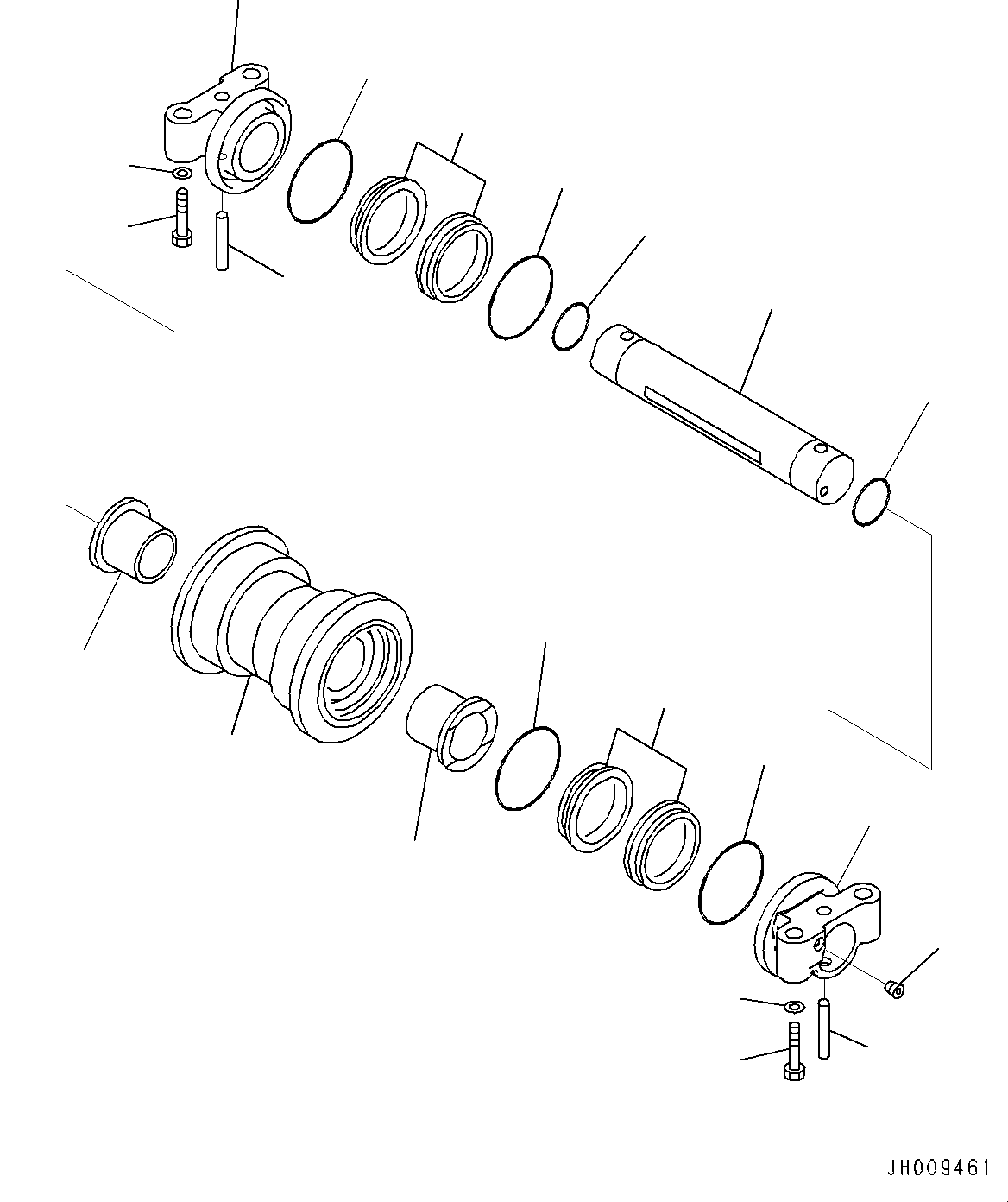 Опорный каток в сборе 2A5-30-00121 KOMATSU
