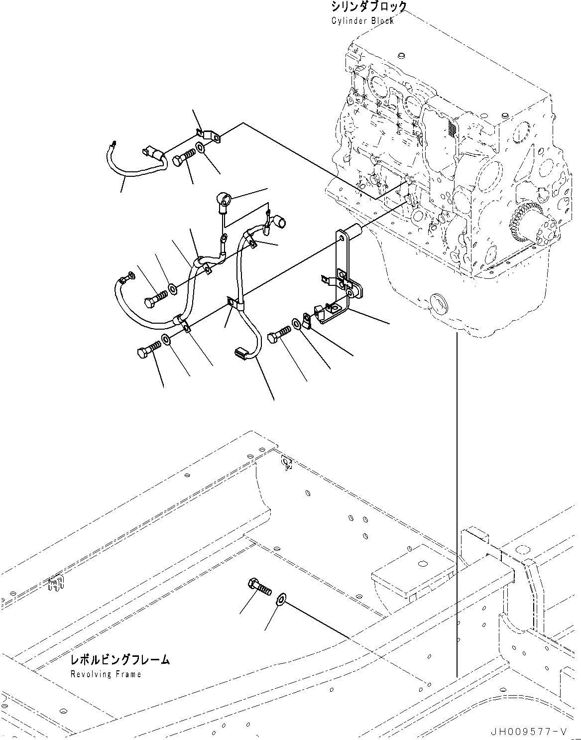 Кабель 205-06-32510 KOMATSU
