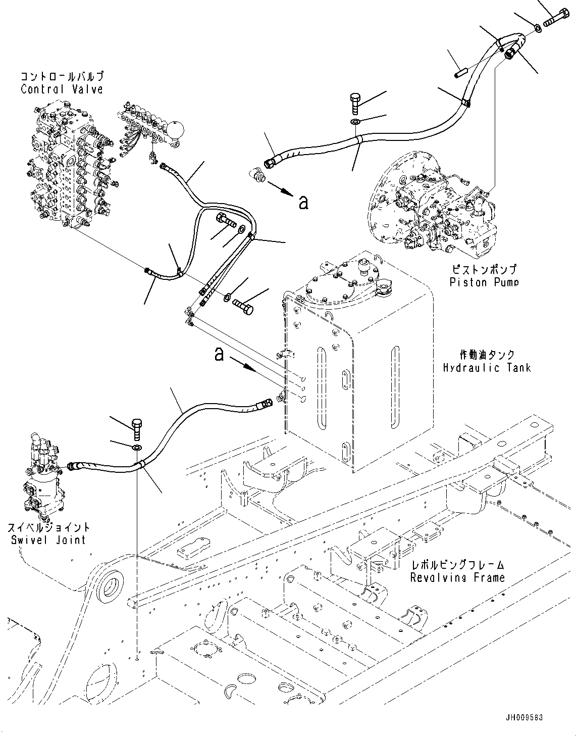 Шланг 207-62-21651 KOMATSU