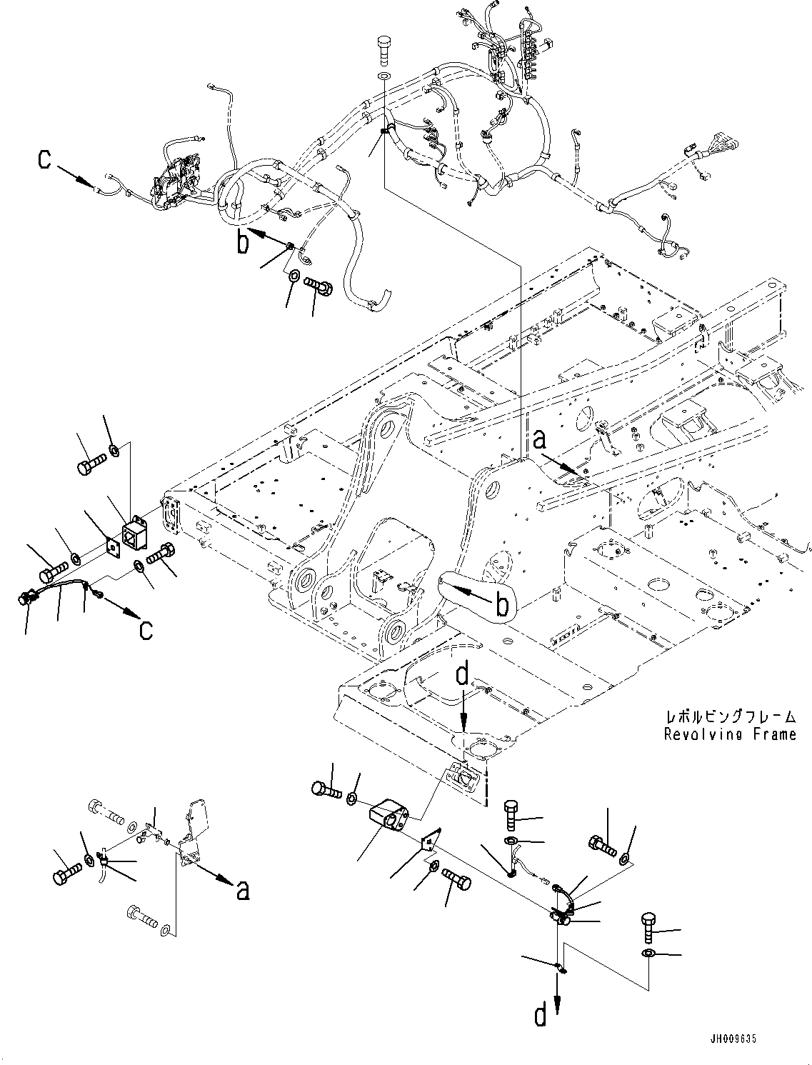 Жгут проводов 205-06-35310 KOMATSU
