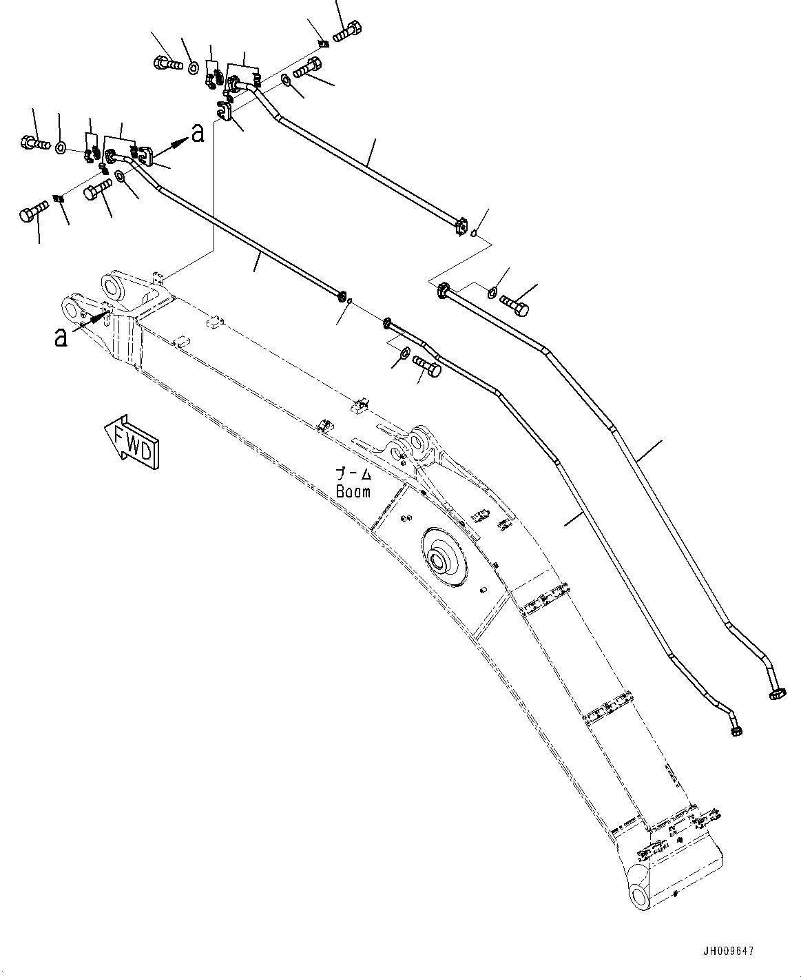 Трубка 207-970-2180 KOMATSU