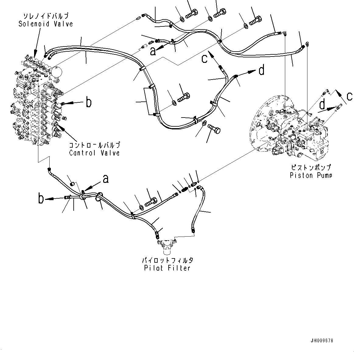 Шланг 207-62-22570 KOMATSU