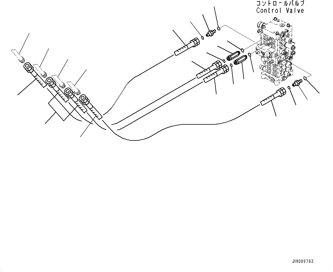 Шланг 21K-62-41671 KOMATSU