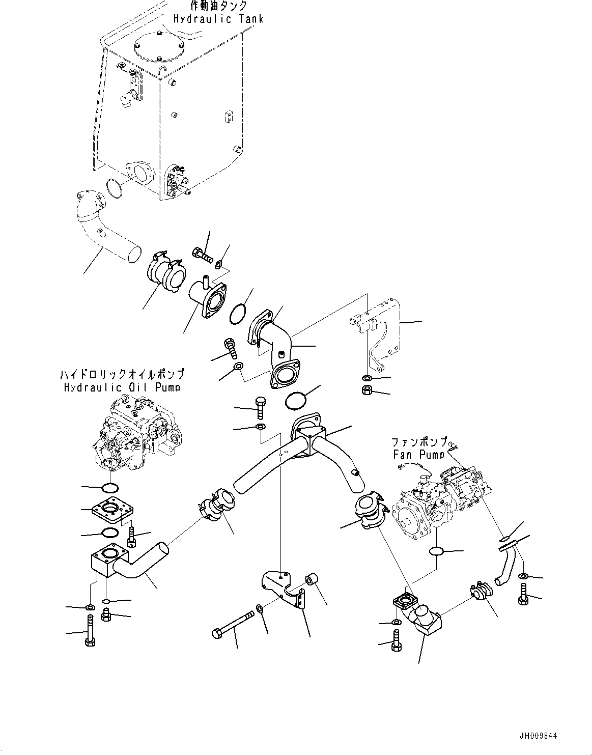 Трубка 195-60-52411 KOMATSU