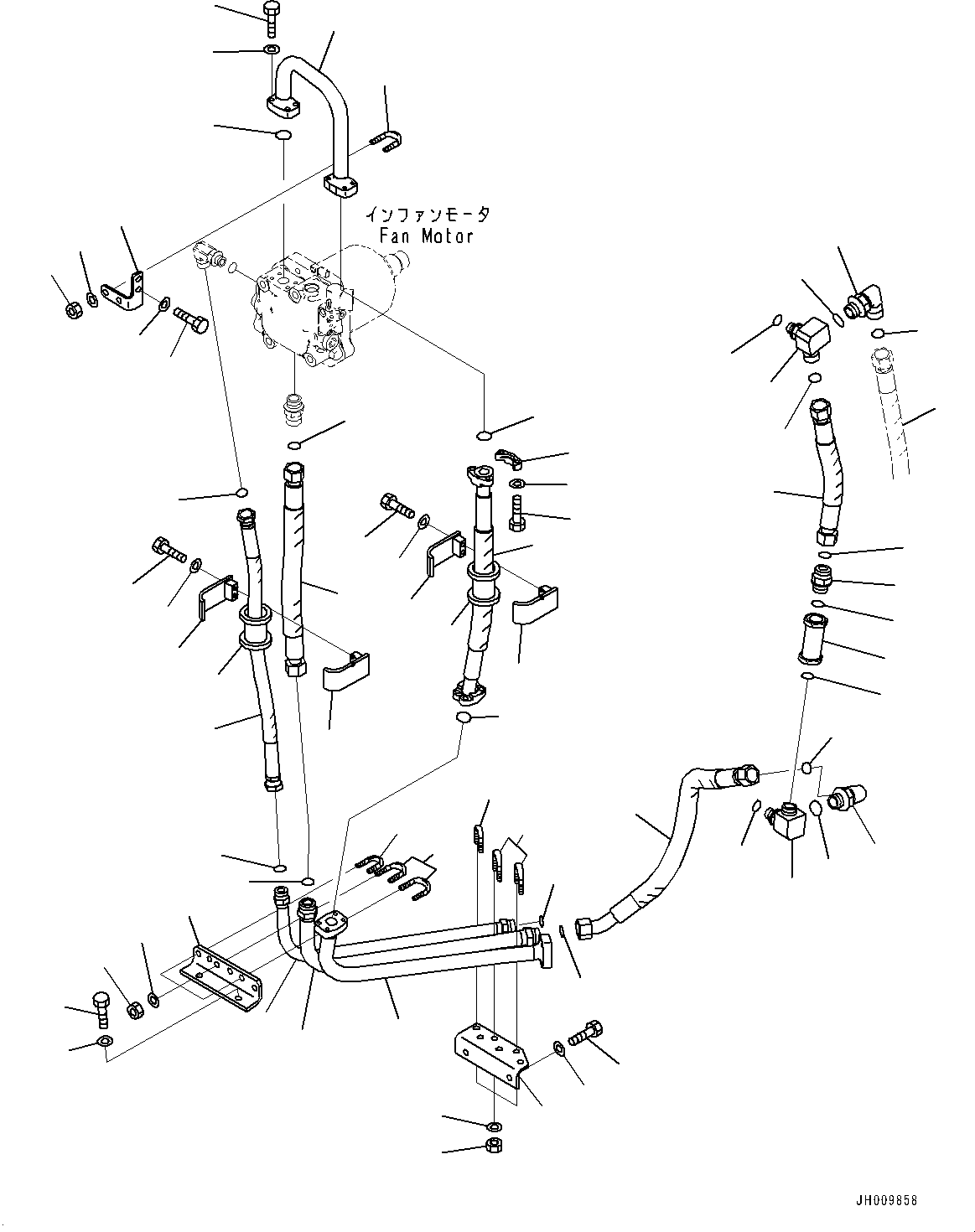 Шланг 195-03-44550 KOMATSU