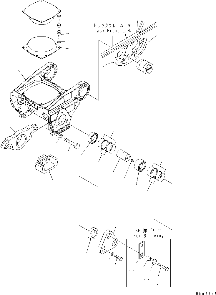 Bogie Assembly 195-30-01772 KOMATSU
