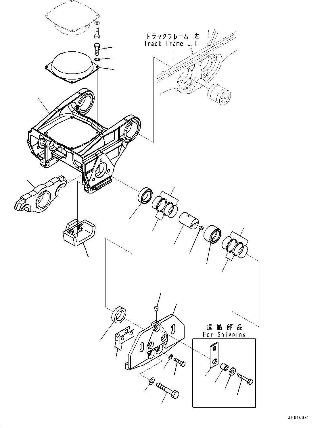 Bogie Assembly 195-30-01831 KOMATSU