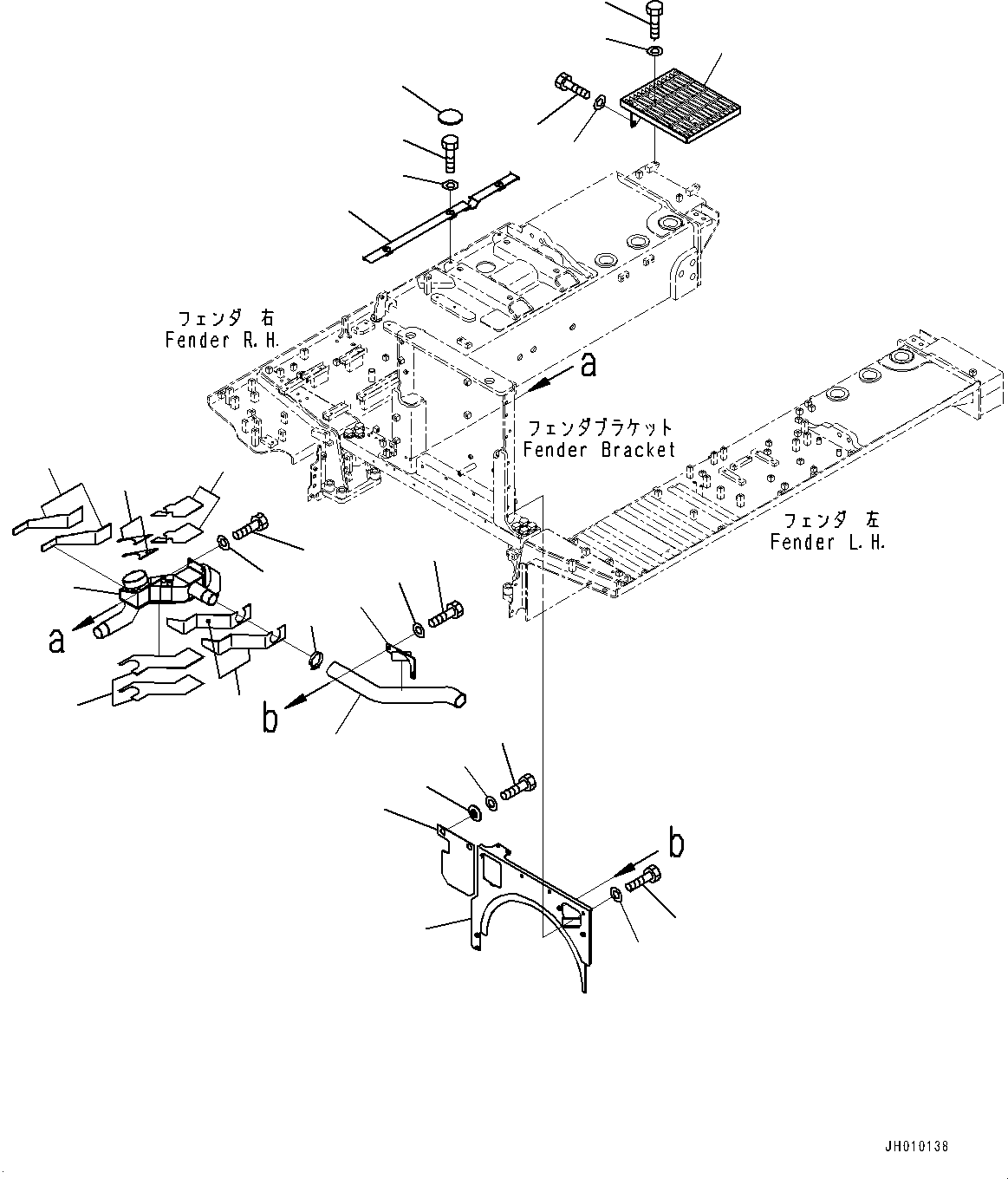 Подножка 195-54-86320 KOMATSU