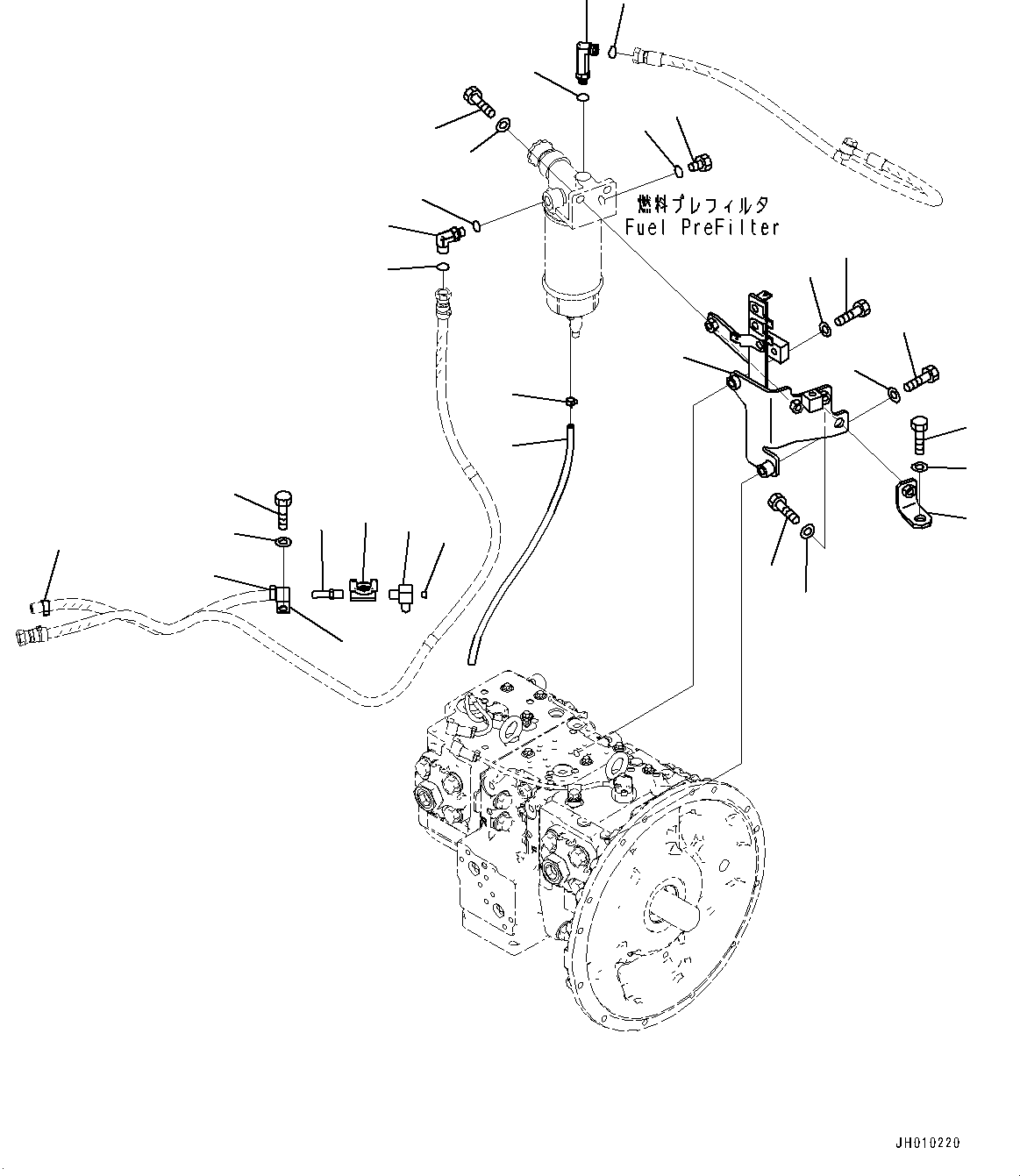 Кронштейн 22U-04-41192 KOMATSU