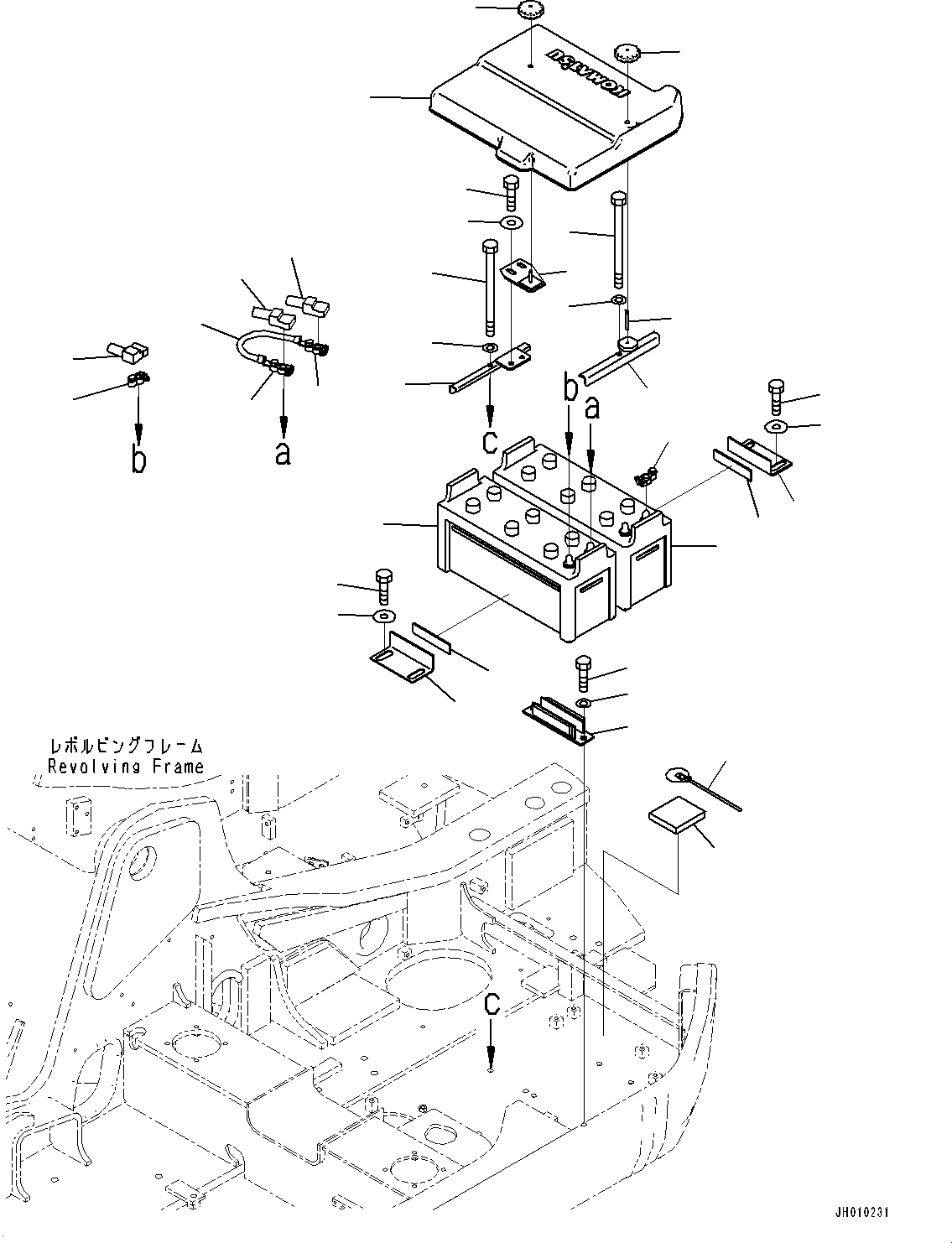 Держатель 22U-06-41361 KOMATSU