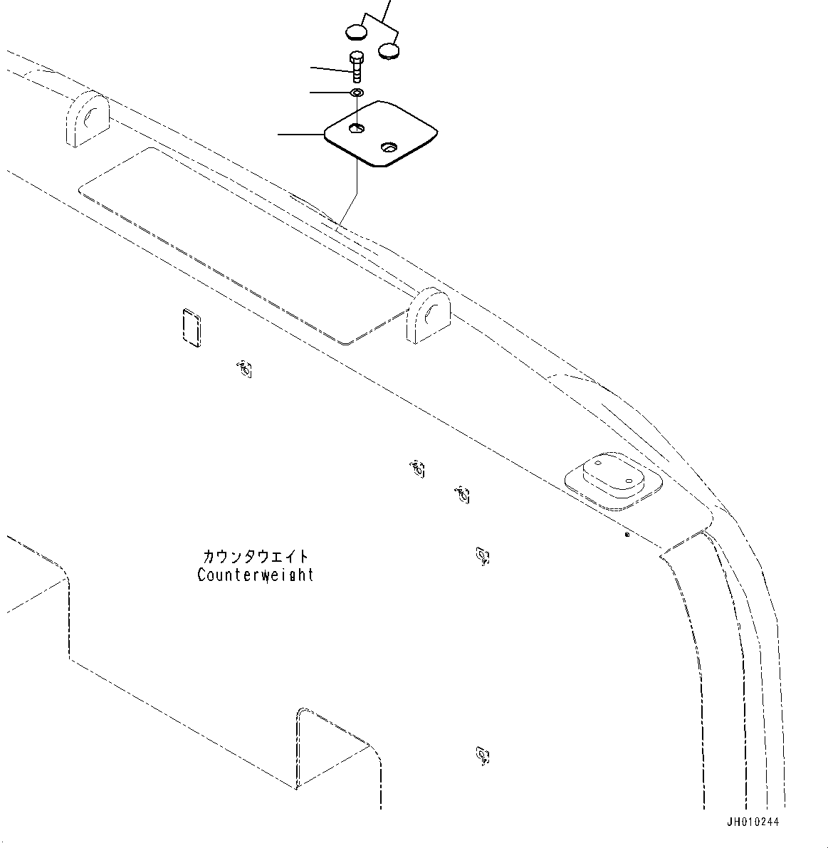 Крышка 207-54-26421 KOMATSU