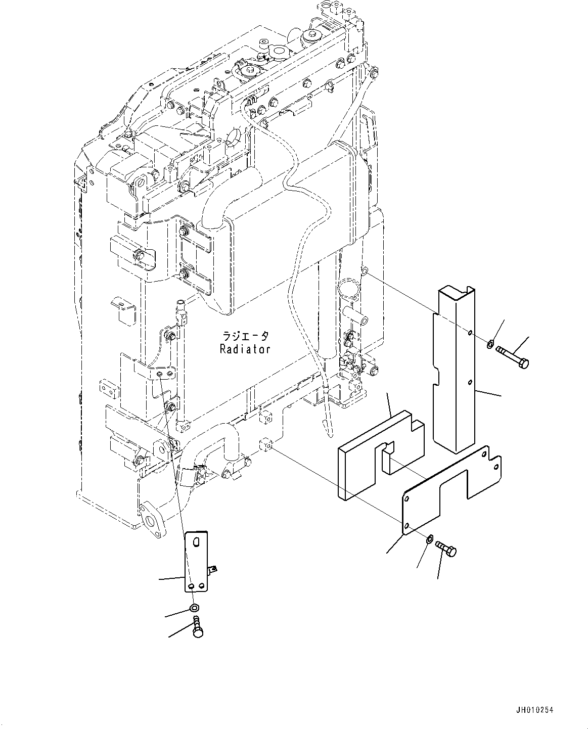 Крышка 22U-03-41361 KOMATSU