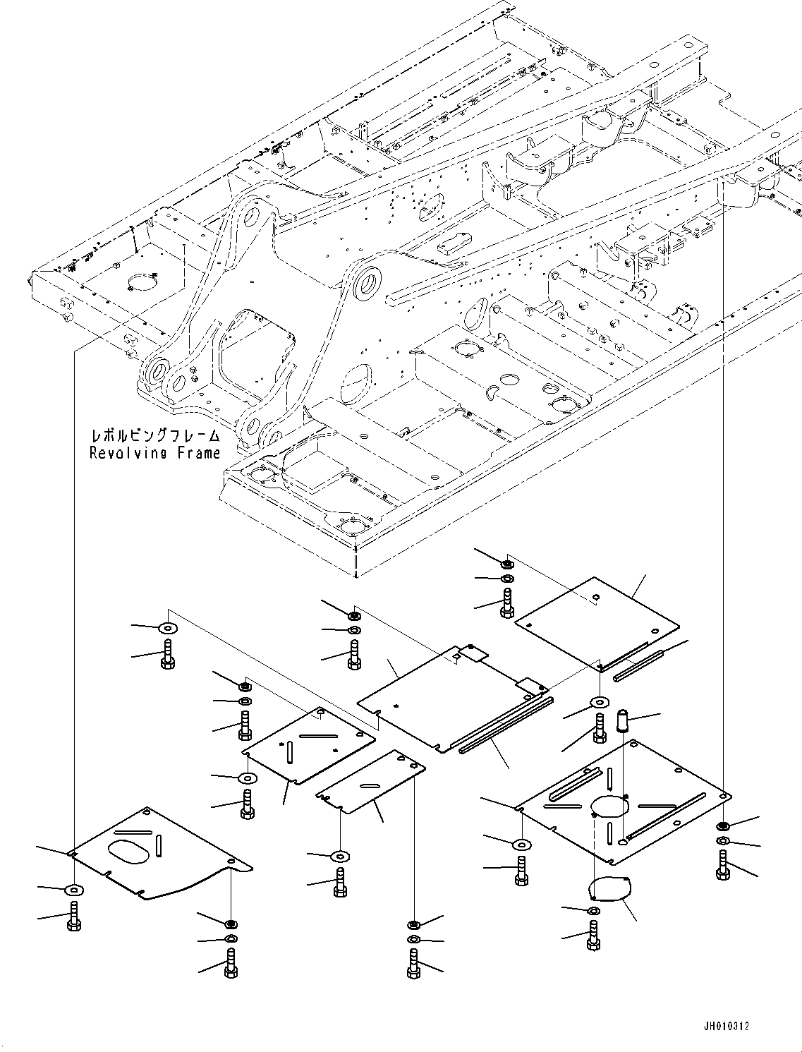 Крышка 207-54-22171 KOMATSU