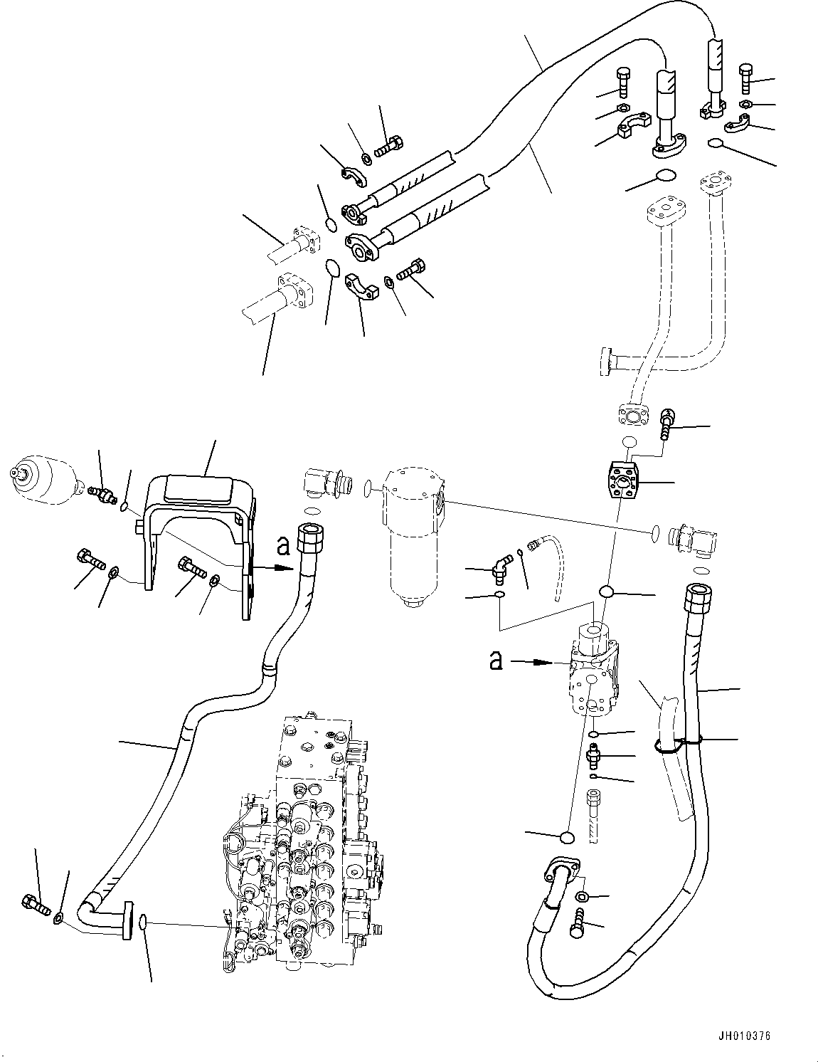 Шланг 22U-62-52521 KOMATSU