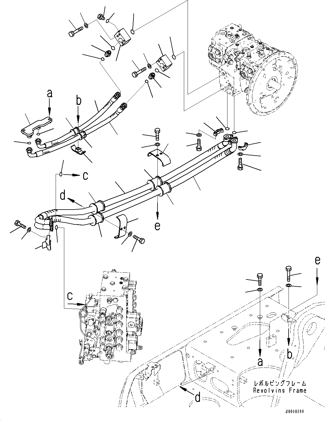 Блок 22U-62-41241 KOMATSU