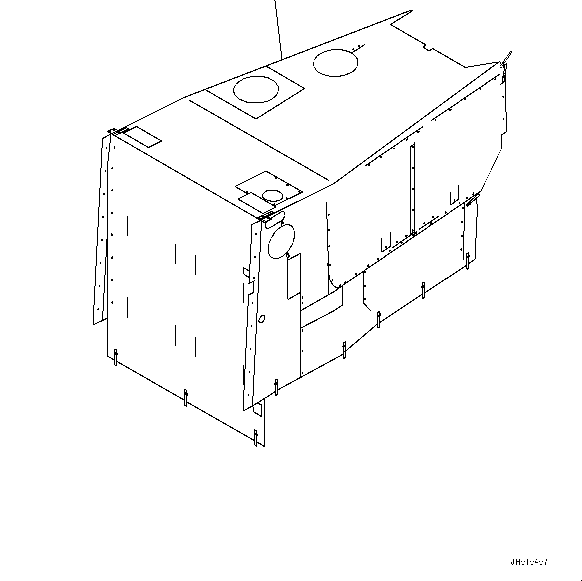Лист 195-01-43711 KOMATSU