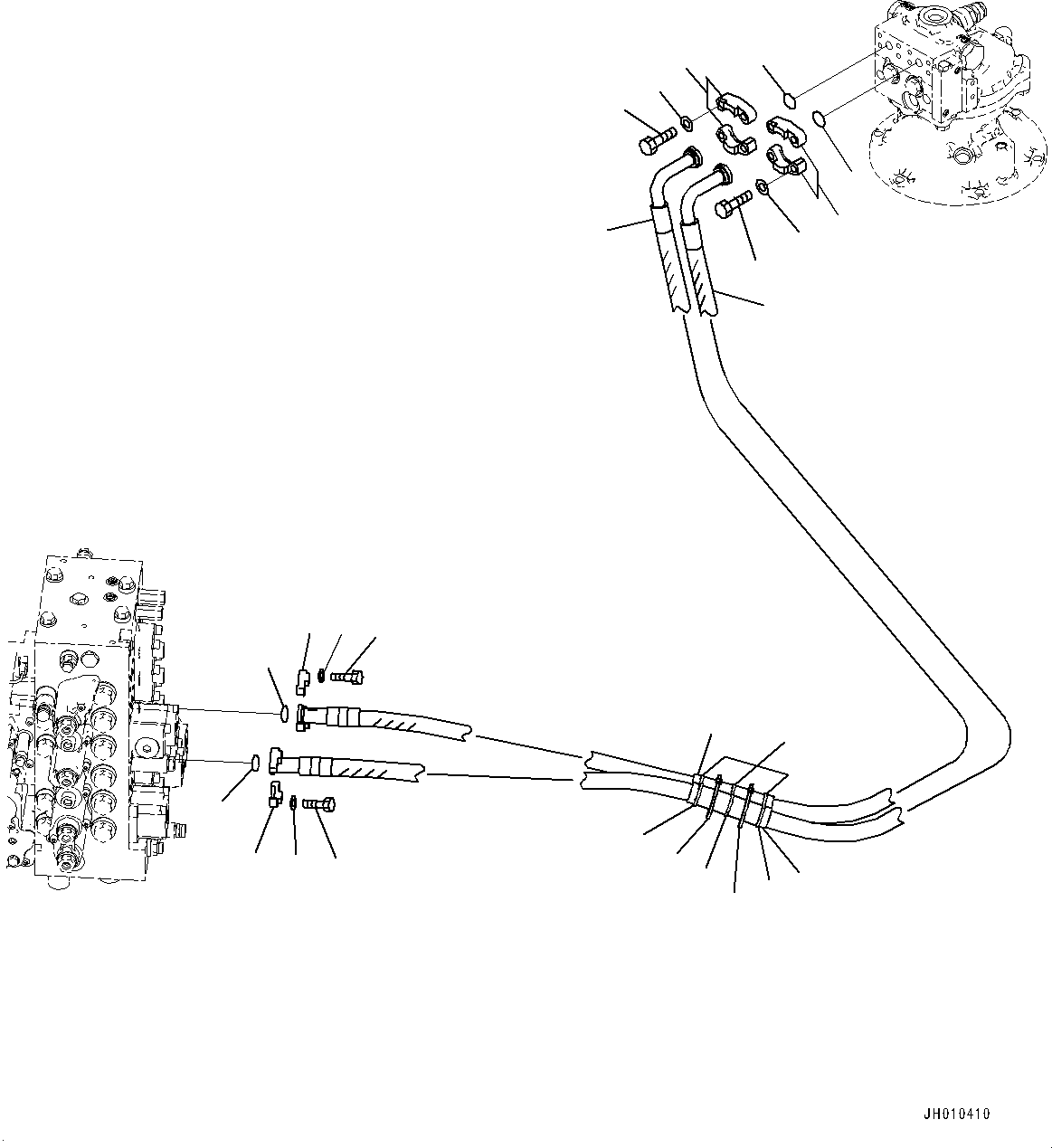 Шланг 22U-62-41630 KOMATSU